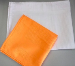 Waffle weave towel