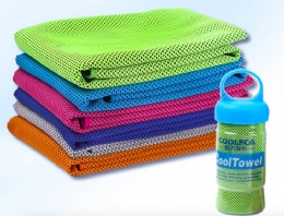 Ice cooling towel