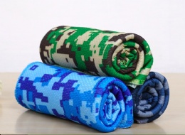 Camo printing cooling towel